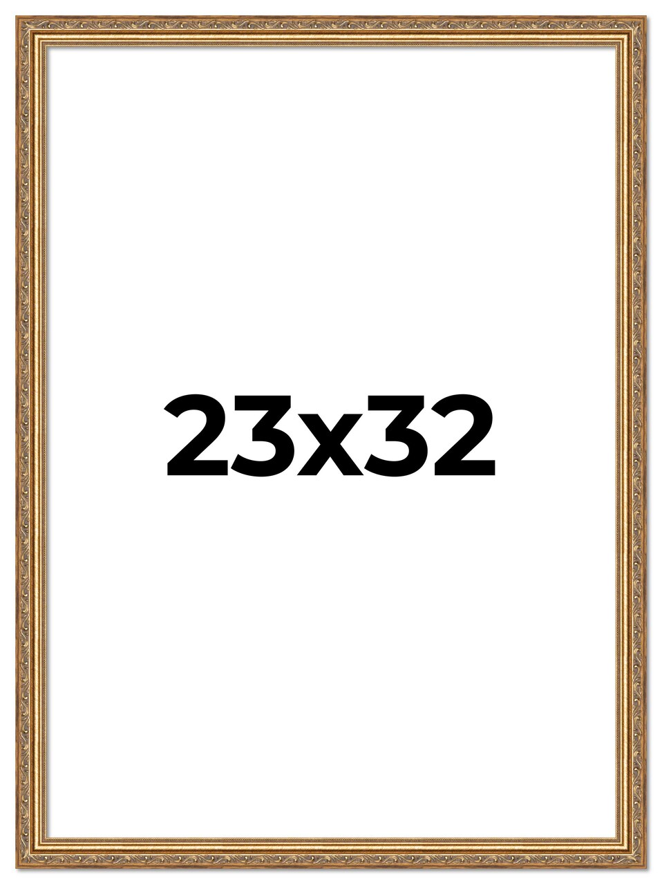 23x32 Museum-Quality Picture Frame with UV-Resistant Acrylic & Acid-Free Backing, Available in 4 Finishes - Gold, Silver, Bronze, and Black